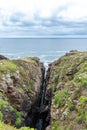 The Quiberon peninsula, in Brittany Royalty Free Stock Photo