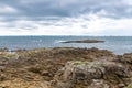 The Quiberon peninsula, in Brittany Royalty Free Stock Photo