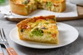 Quiche with Vegetables, Homemade Open Pie, Savory Tart