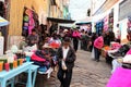 Quichua market at Guamote, Ecuador