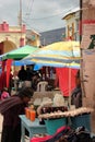 Quichua market at Guamote, Ecuador