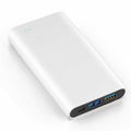 Quick-charge powerbank for electronic devices, white insulated bottom