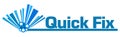 Quick Fix Blue Graphical Bar Royalty Free Stock Photo