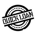 Quick Loan rubber stamp