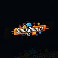 Quick Riddles Game Logo Royalty Free Stock Photo
