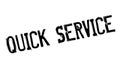 Quick Service rubber stamp