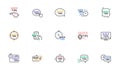 Quick tips line icons. Helpful tricks, Solution and Quickstart guide. Linear icon set. Vector Royalty Free Stock Photo