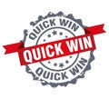 Quick win stamp Royalty Free Stock Photo