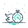 Mix icon for Quickly, before long and soon