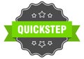 quickstep label Royalty Free Stock Photo