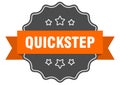 quickstep label Royalty Free Stock Photo