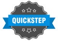 quickstep label Royalty Free Stock Photo