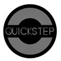 Quickstep label on white Royalty Free Stock Photo