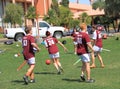 USA, AZ: Rare Sport - Quidditch > Five Wizards Royalty Free Stock Photo