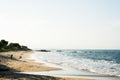 Quiet afternoon in small paradisiacal beach of Brazil