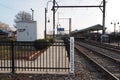 A quiet afternoon at the train station.