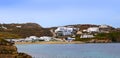 Quiet Beach on the island of Mykonos on Greece