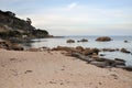 Quiet Beach at Shelley Cove Royalty Free Stock Photo