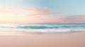 A Quiet Beach at Sunrise AI Generated