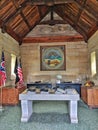 Interior of Ohio War Dead Memorial Loudonville Ohio