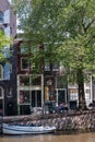 Quiet canals of Amsterdam