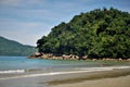 Quiet corner of LÃÂ¡zaro beach in Ubatuba