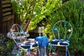 Quiet Corner With Table, Chairs & Glasses