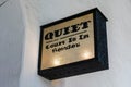 Quiet Court Is In Session lighted vintage sign