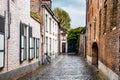 Quiet courtyard in Bruges