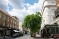 Quiet Elizabeth Street in Belgravia, London, England, UK Royalty Free Stock Photo