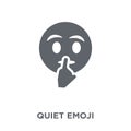 Quiet Emoji Icon From Emoji Collection.