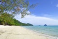 Quiet empty beach on Kradan island