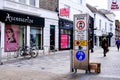 Quiet Empty Pedestrian Zone Outside Accessorize Shop during COVID-19