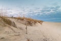 Empty Unspoiled Beach Early Morning Nags Head North Carolina Royalty Free Stock Photo