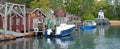 Quiet fishing village Royalty Free Stock Photo