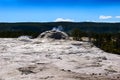 Quiet Geyser in  Yellowstone National park in Wyoming Royalty Free Stock Photo