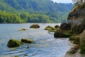 A quiet inlet ideal for kayaking and other water sports