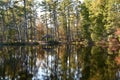 Pine Barrens Autumn Gazebo Lake