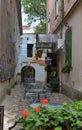 quiet Lviv street Royalty Free Stock Photo