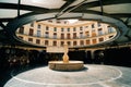 Quiet moment in the Plaza Redonda, Round square, Valencia, Spain