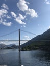 A quiet morning in  at Lysefjorden, Norway Royalty Free Stock Photo