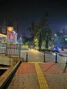 Quiet night atmosphere in Jakarta