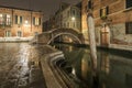 Quiet night in Venice Royalty Free Stock Photo