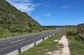 Quiet and peaceful coast road near Wellington, New Zealand