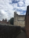 The view of Monk Bar in York city wall
