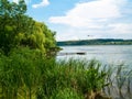 quiet place fishing lake Royalty Free Stock Photo