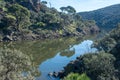 A quiet place with water reflection at Embalse de picada Royalty Free Stock Photo