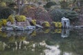 Quiet pond in Chinese garden
