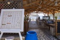 A Quiet Restaurant by Pedi Harbor in Symi Greece