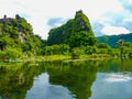 Quiet Ride On Peaceful Tam Coc River